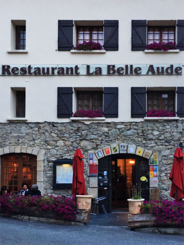 restaurant la belle aude